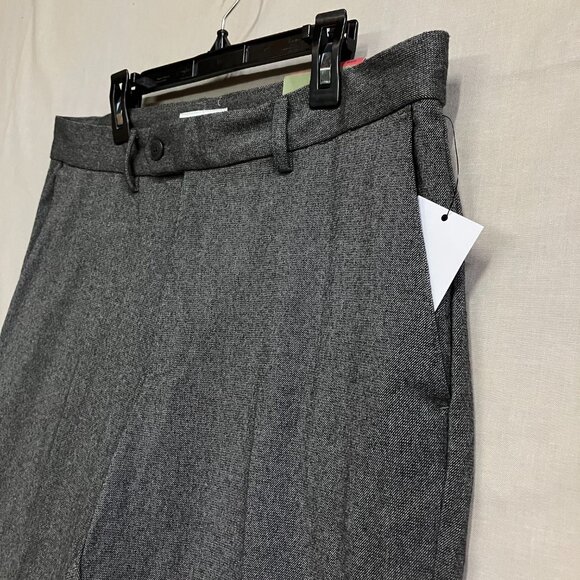 Goodfellow & Co Men's Gray Slim Fit Trousers Tapered Leg Woven Fabric Fly Button - Picture 7 of 15